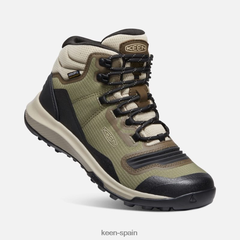 67LRTD188 Keen mujer botas de senderismo impermeables tempo flex capulet oliva-colofonia