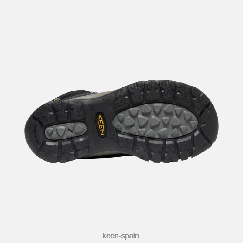 67LRTD191 Keen mujer bota impermeable de invierno kaci iii negro-gris acero
