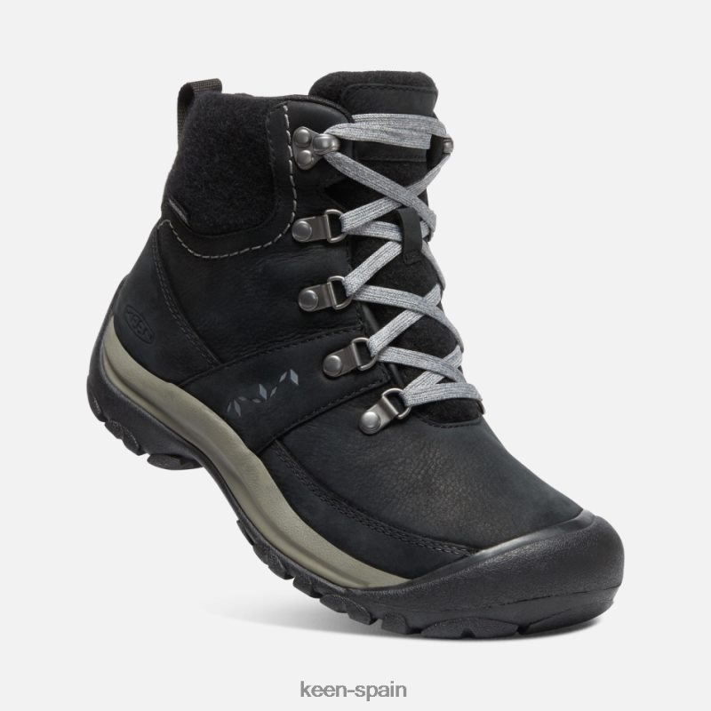 67LRTD191 Keen mujer bota impermeable de invierno kaci iii negro-gris acero