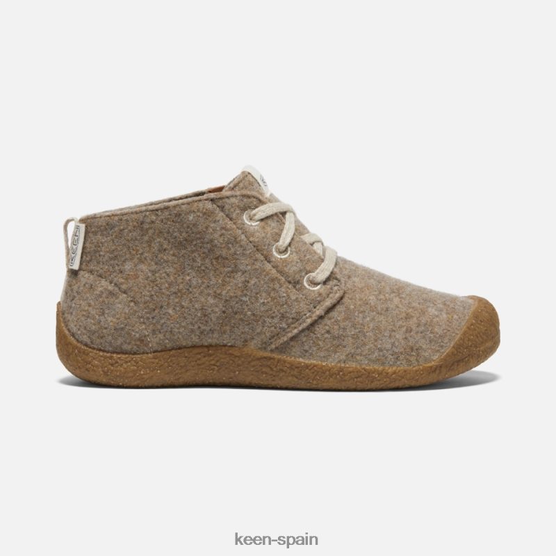 67LRTD194 Keen mujer botas chukka mosey fieltro-abedul topo