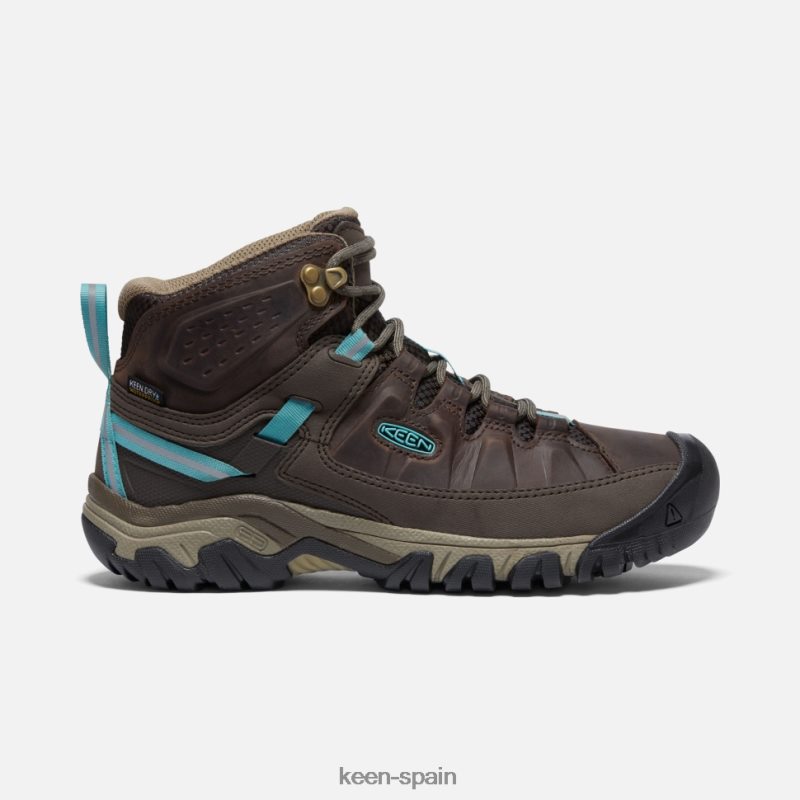 67LRTD329 Keen mujer targhee iii impermeable medio porcelana en grano de cafe