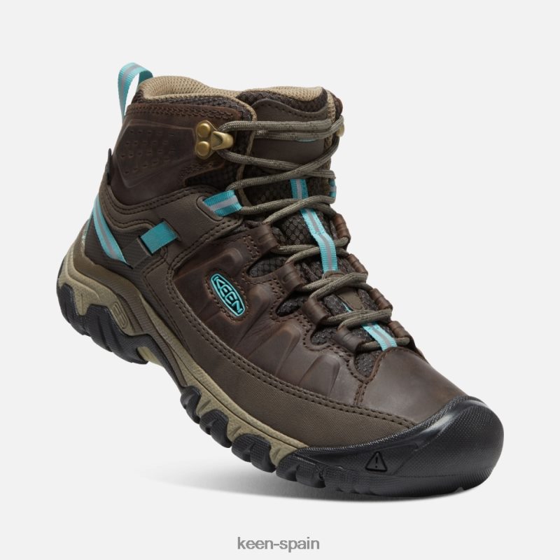 67LRTD329 Keen mujer targhee iii impermeable medio porcelana en grano de cafe