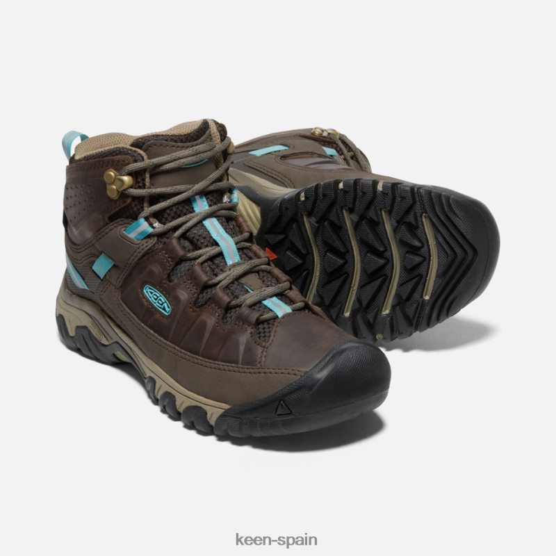 67LRTD329 Keen mujer targhee iii impermeable medio porcelana en grano de cafe