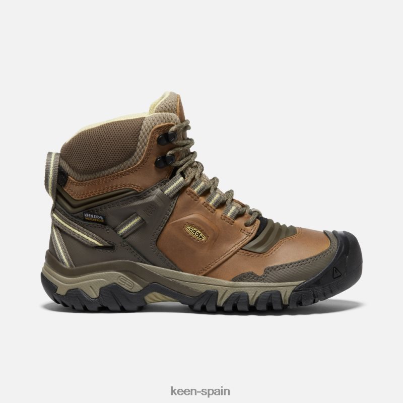 67LRTD337 Keen mujer bota impermeable ridge flex natillas de safari