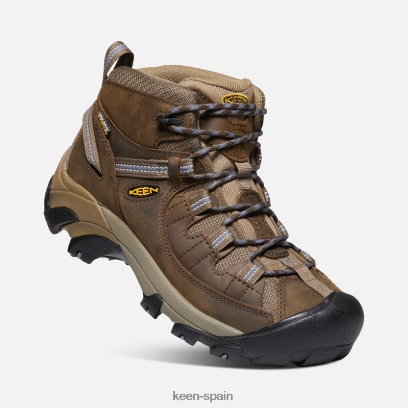 67LRTD364 Keen mujer targhee ii impermeable medio piedra pizarra negra-pedernal