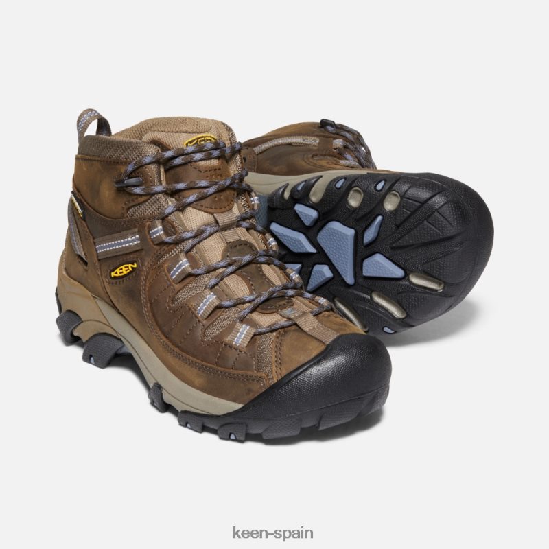 67LRTD364 Keen mujer targhee ii impermeable medio piedra pizarra negra-pedernal