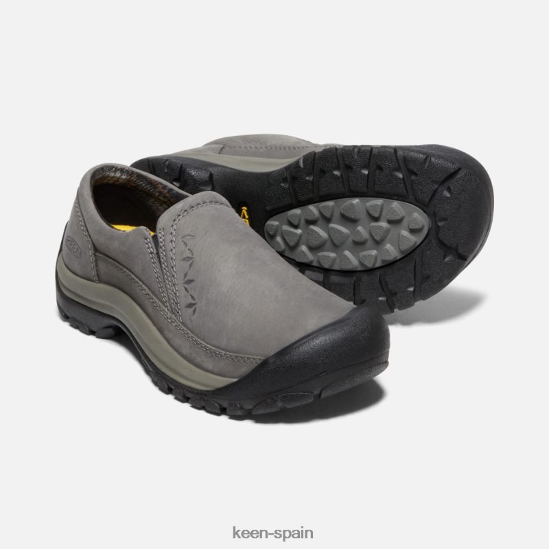 67LRTD318 Keen mujer zapato sin cordones de invierno kaci iii sombra gris azulado acero