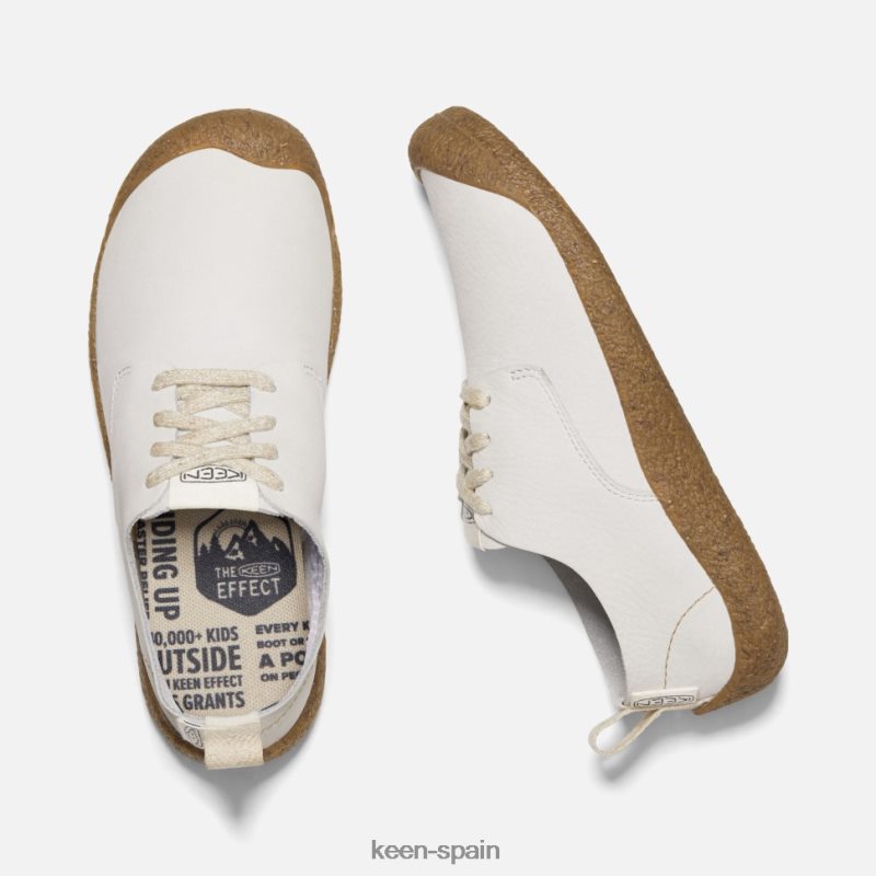 67LRTD319 Keen mujer zapato derby de piel mosey abedul de vapor