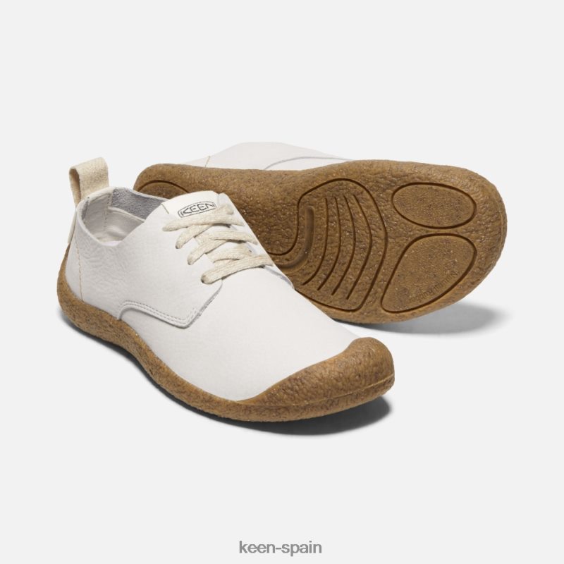 67LRTD319 Keen mujer zapato derby de piel mosey abedul de vapor