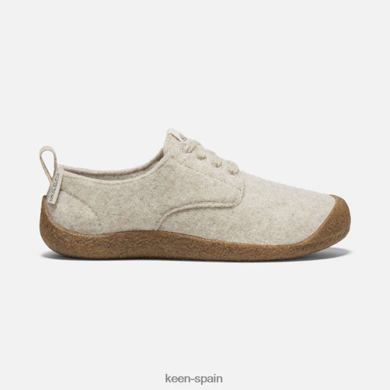 67LRTD332 Keen mujer zapato derby mosey abedul de fieltro natural