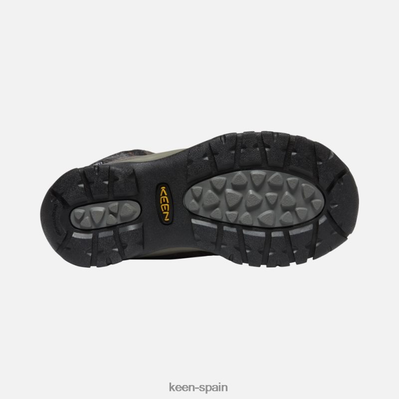 67LRTD341 Keen mujer bota impermeable de invierno kaci iii cuadros magnéticos negros
