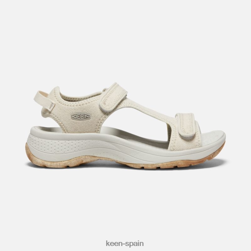 67LRTD106 Keen mujer sandalia astoria west con tira en T lienzo
