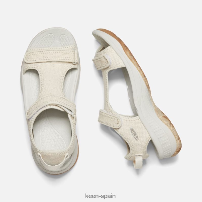 67LRTD106 Keen mujer sandalia astoria west con tira en T lienzo