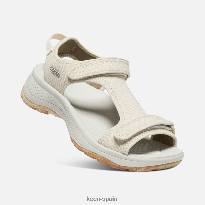 67LRTD106 Keen mujer sandalia astoria west con tira en T lienzo