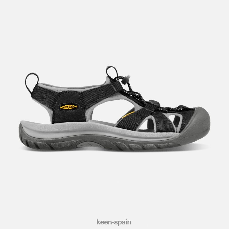 67LRTD109 Keen mujer sandalias venecia h2 negro - gris neutro