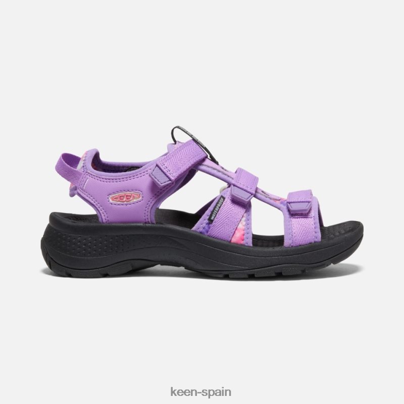 67LRTD31 Keen mujer sandalias astoria west con puntera abierta tinte morado