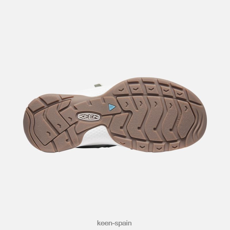 67LRTD32 Keen mujer sandalias astoria west con puntera abierta gris salvia-ricino del desierto