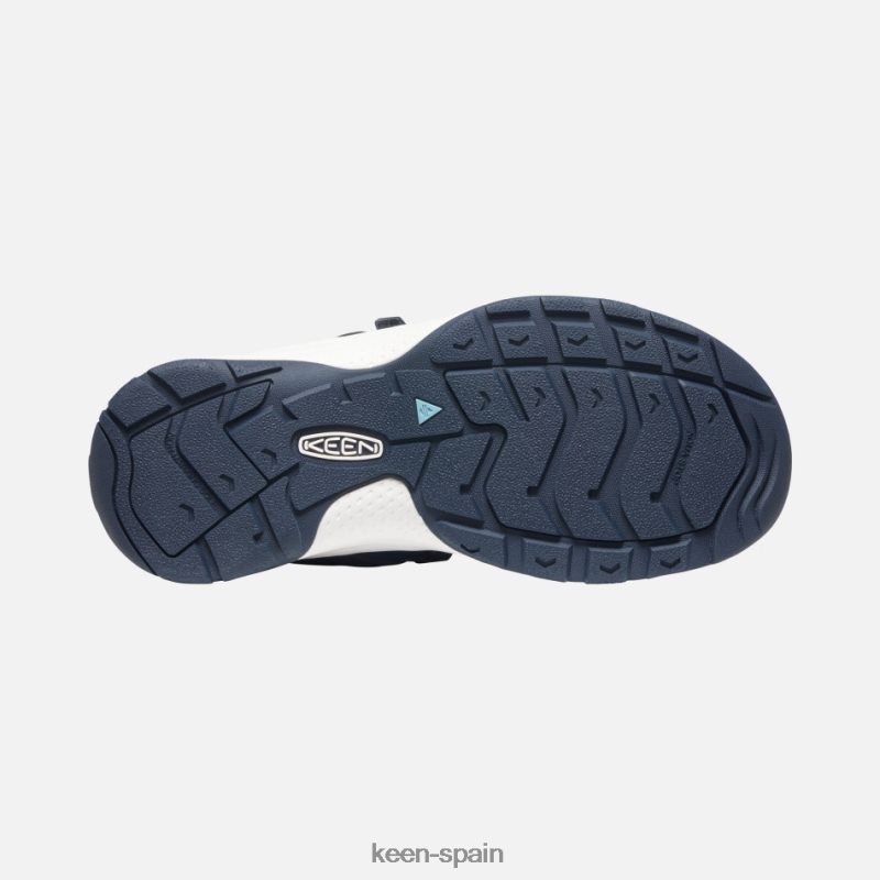 67LRTD33 Keen mujer sandalias astoria west con puntera abierta noches azules-iris negro