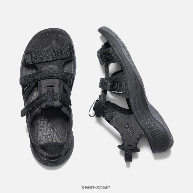 67LRTD35 Keen mujer sandalias astoria west con puntera abierta negro