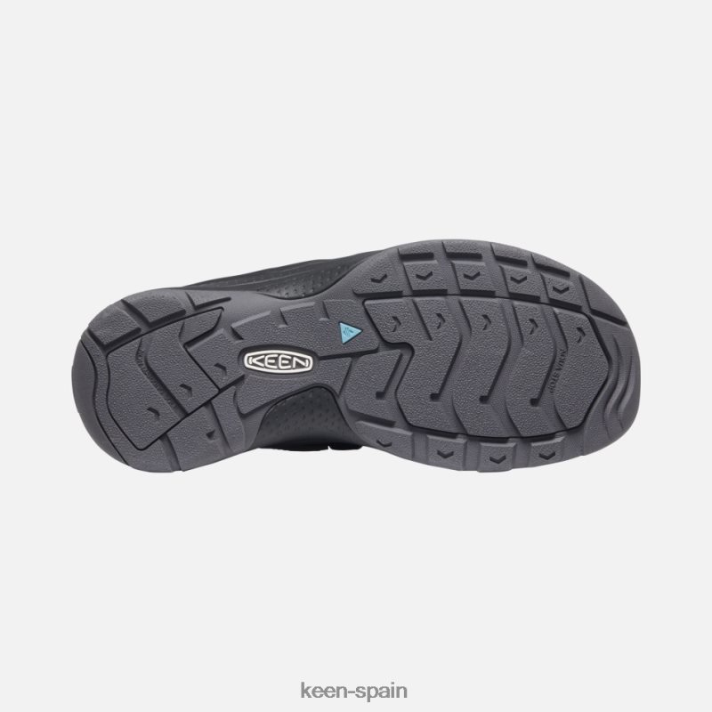 67LRTD35 Keen mujer sandalias astoria west con puntera abierta negro