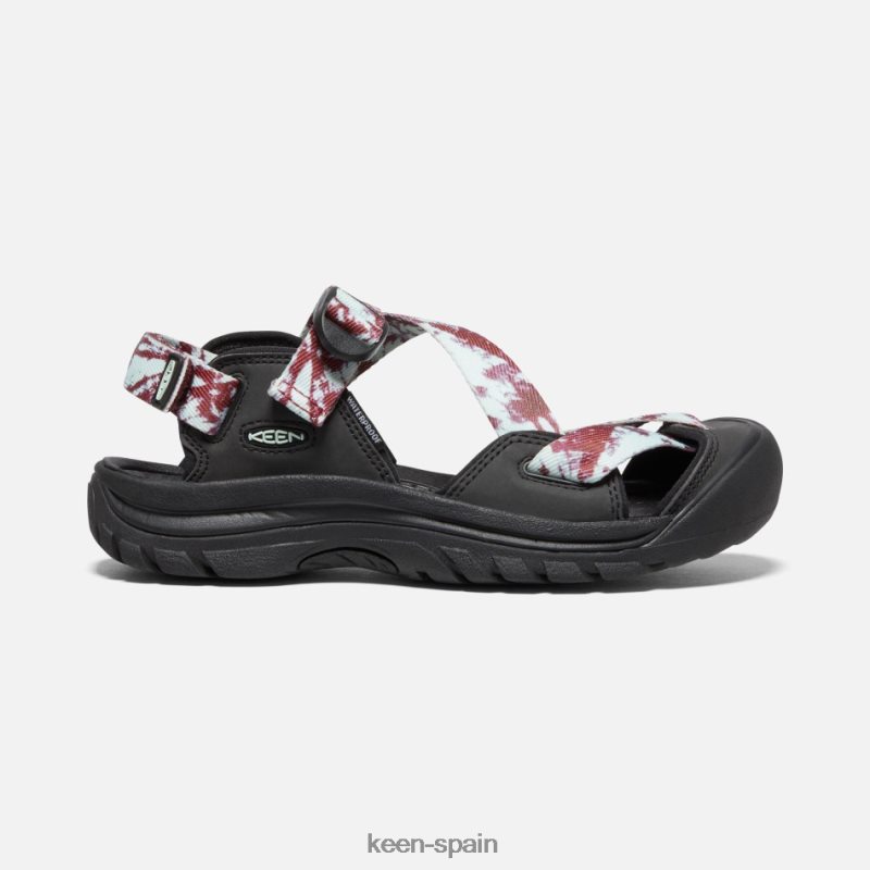 67LRTD36 Keen mujer sandalias zerraport ii vidrio azul-negro