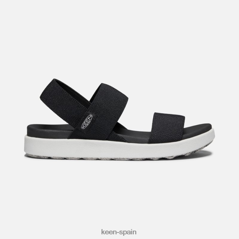67LRTD377 Keen mujer sandalia elle con tira trasera negro