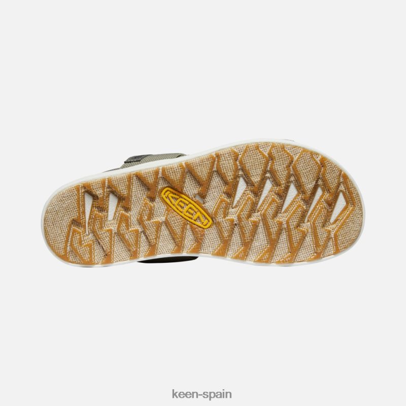67LRTD380 Keen mujer sandalia elle con tira trasera aceituna polvorienta