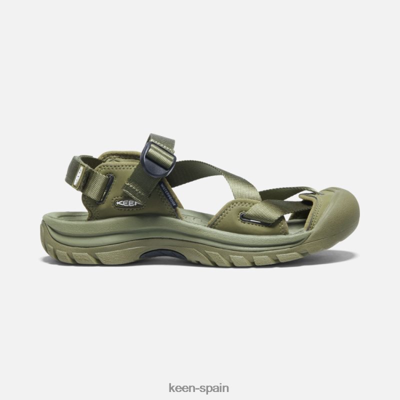 67LRTD38 Keen mujer sandalias zerraport ii negro oliva