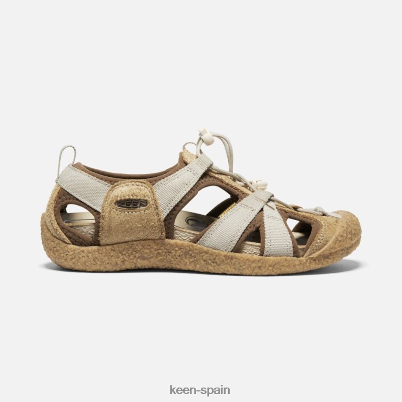 67LRTD59 Keen mujer sandalia de cosecha howser beige-plaza topo