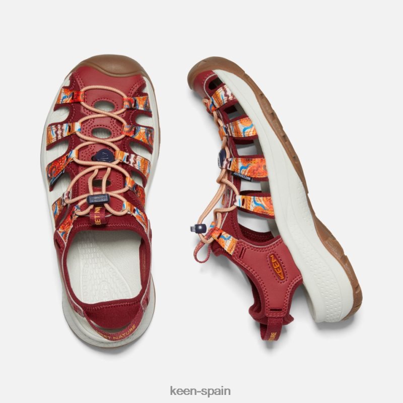 67LRTD61 Keen mujer astoria west x afro al aire libre naranja ola-rojo