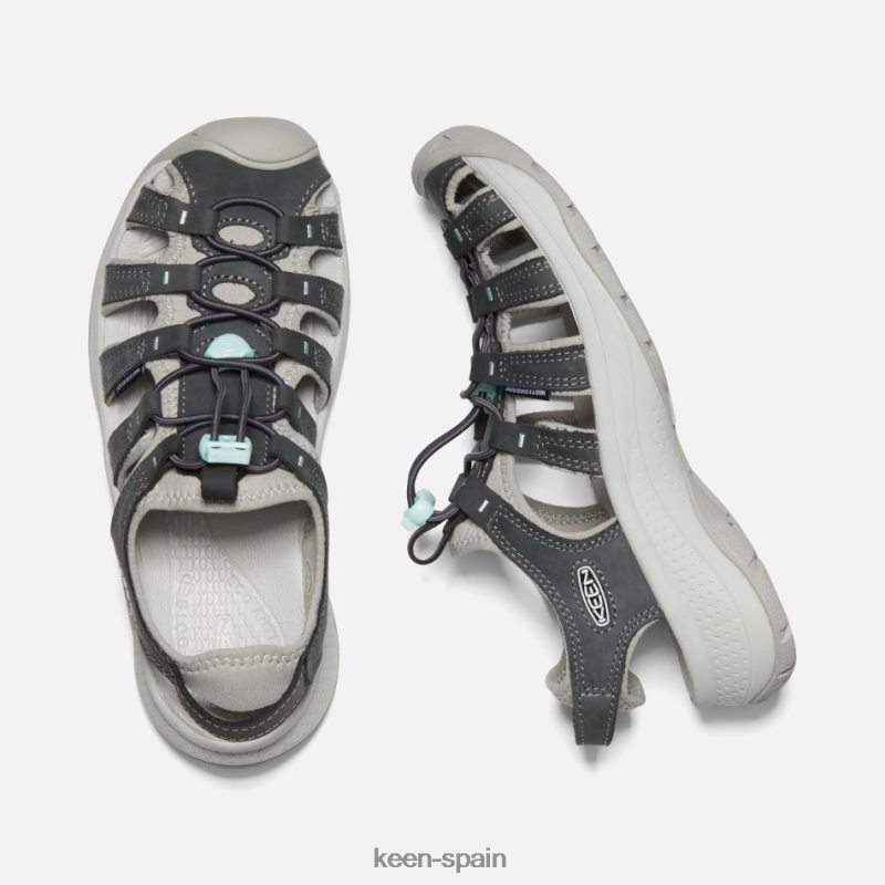 67LRTD70 Keen mujer sandalia astoria west de piel vapor magnético