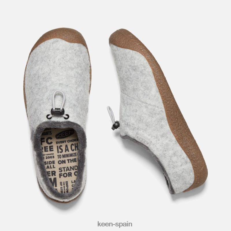 67LRTD82 Keen mujer diapositiva howser iii vapor de lana gris claro