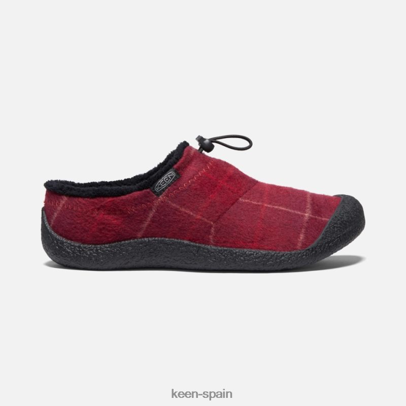 67LRTD84 Keen mujer diapositiva howser iii cuadros rojos-negros