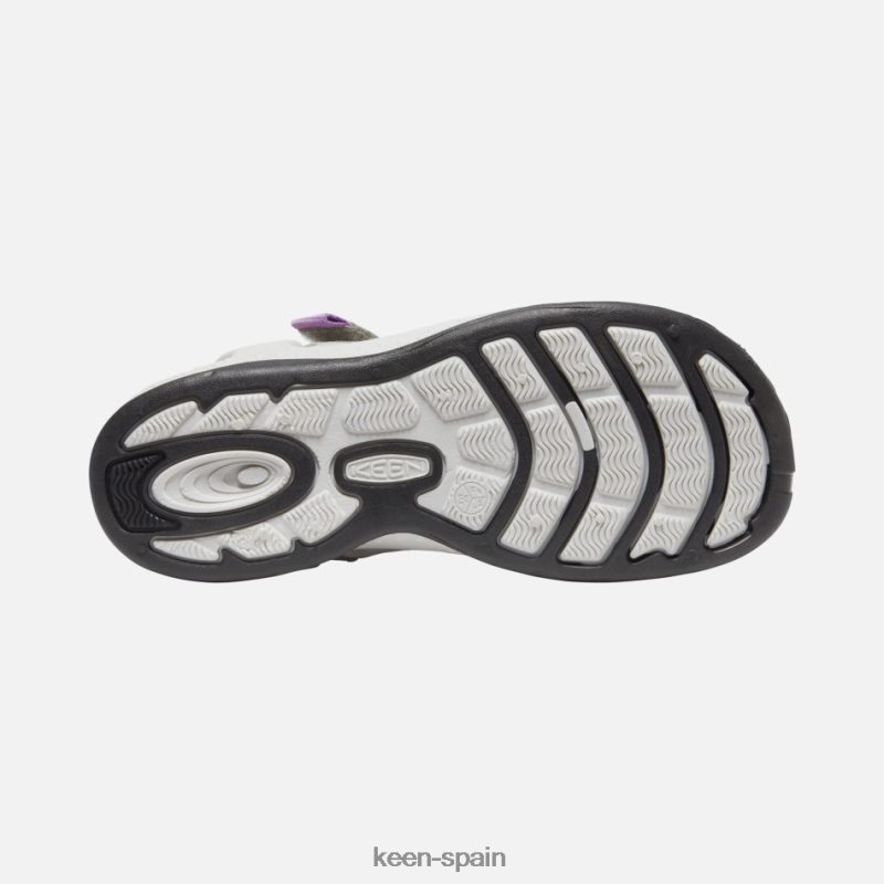 67LRTD97 Keen mujer sandalia drift creek con dos tiras llovizna-lavanda inglesa