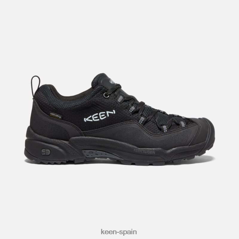 67LRTD116 Keen mujer cresta wasatch impermeable vidrio negro-azul