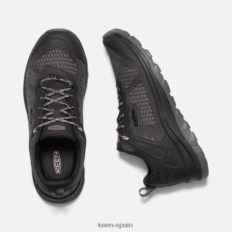 67LRTD122 Keen mujer zapatillas senderismo terradora ii vent negro-gris acero