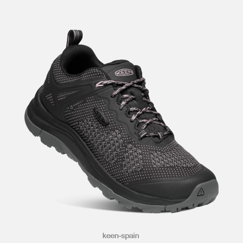 67LRTD122 Keen mujer zapatillas senderismo terradora ii vent negro-gris acero