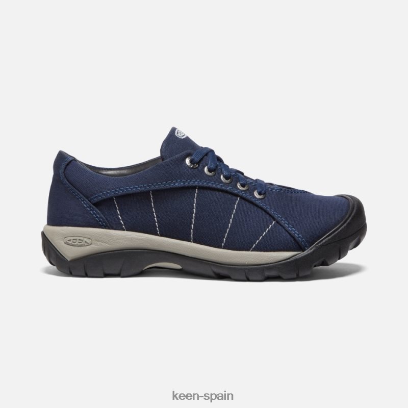 67LRTD131 Keen mujer lienzo presidio vapor-azul marino