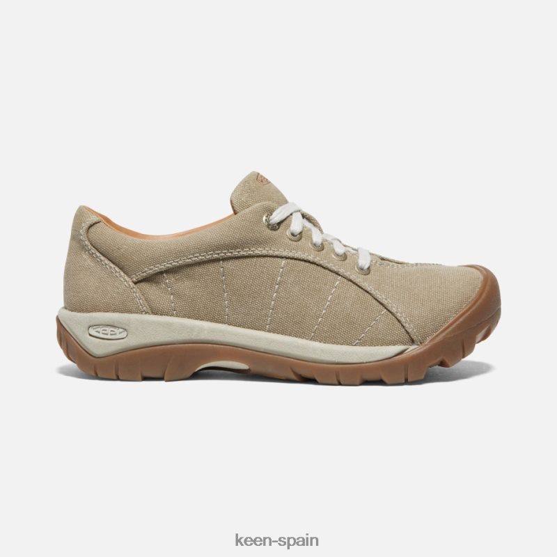 67LRTD132 Keen mujer lienzo presidio abedul plateado Timberwolf