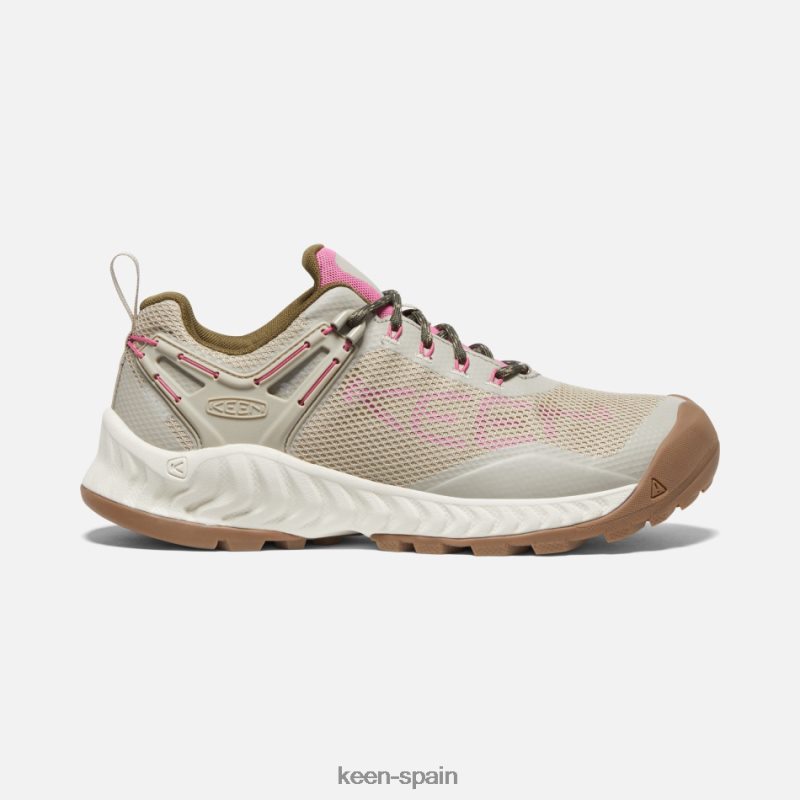 67LRTD134 Keen mujer nuevo zapato impermeable nxis evo plaza taupe-ibis rosa