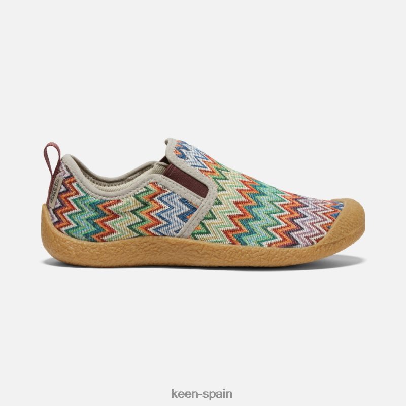 67LRTD142 Keen mujer zapatillas de lona howser chevron-plaza topo