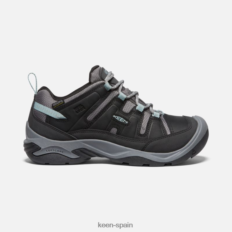 67LRTD150 Keen mujer zapato impermeable circadia negro-nube azul