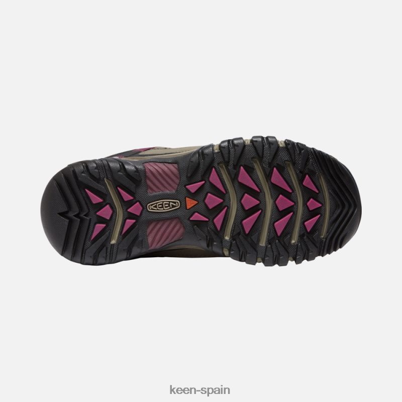 67LRTD154 Keen mujer zapatos de senderismo impermeables targhee iii weiss-boysenberry