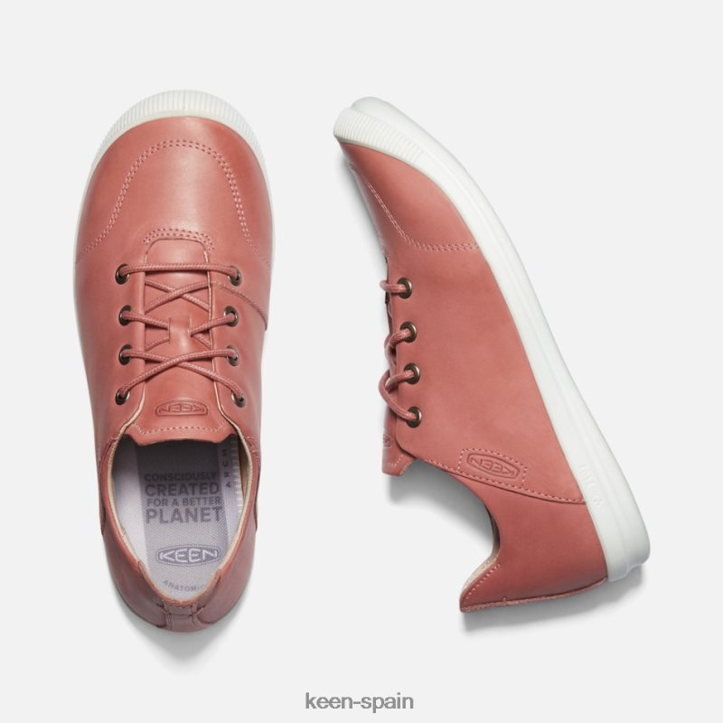67LRTD164 Keen mujer zapatillas casual lorelai ii ladrillo polvo estrella blanco