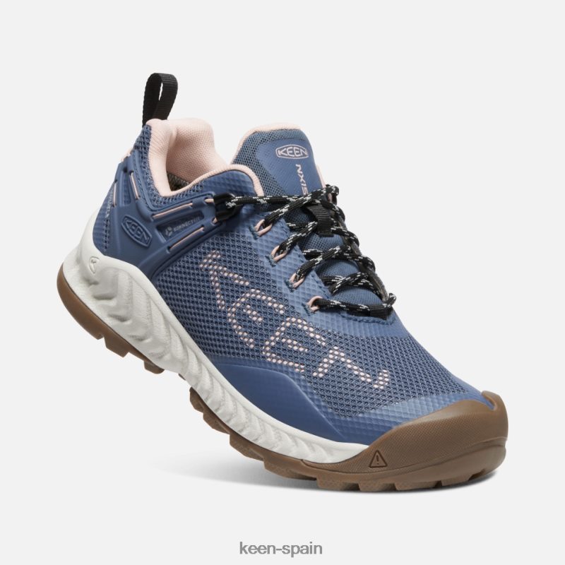 67LRTD326 Keen mujer zapato impermeable nxis evo vintage índigo-melocotón vintage índigo-melocotón entusiasta