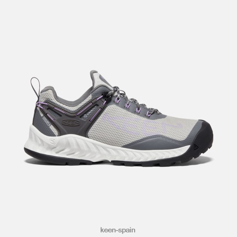 67LRTD400 Keen mujer zapato impermeable nxis evo gris acero-lavanda inglesa