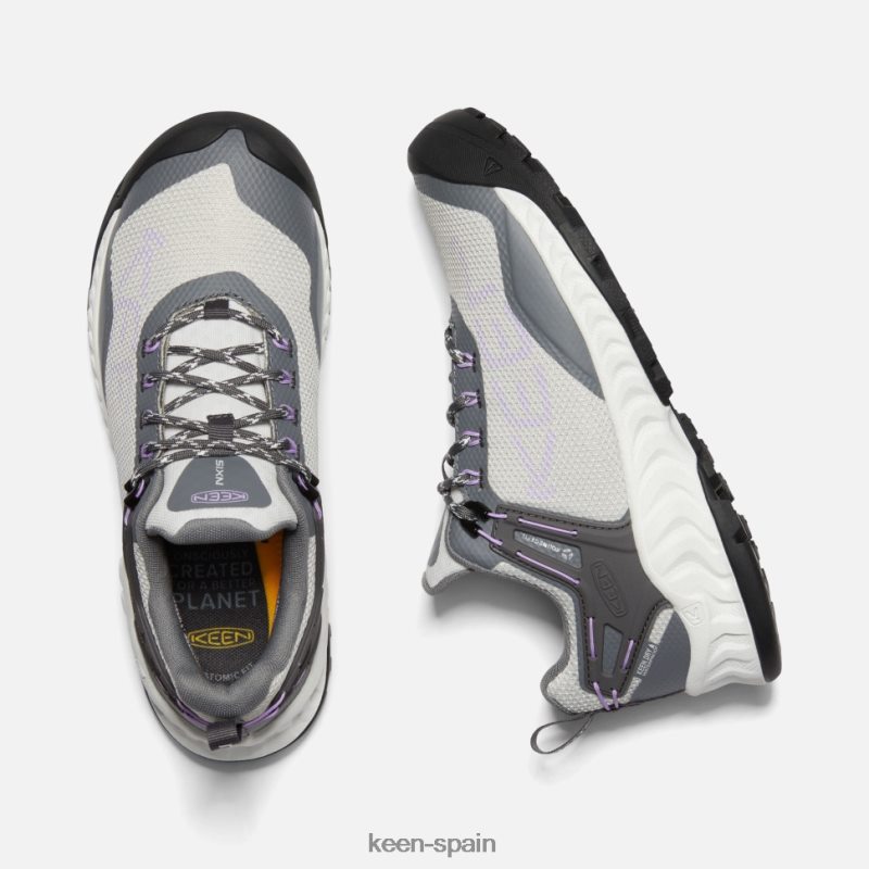 67LRTD400 Keen mujer zapato impermeable nxis evo gris acero-lavanda inglesa