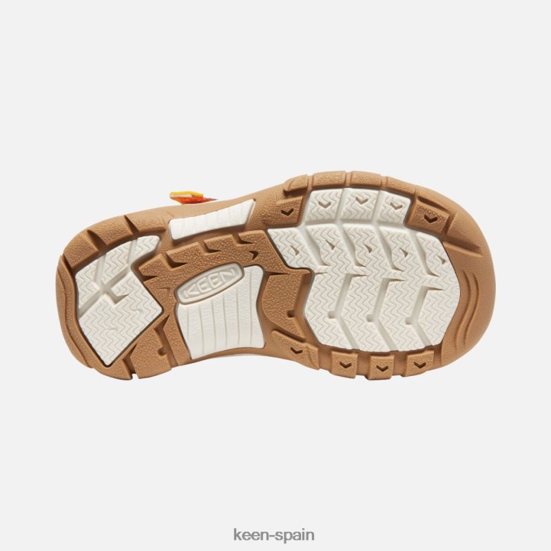 67LRTD408 Keen niños pequeño \'newport x afro al aire libre piel de naranja amarilla