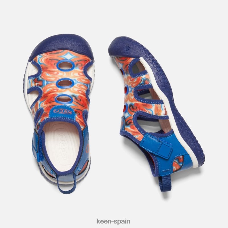 67LRTD411 Keen niños little \' stingray x afro al aire libre piel de naranja azul