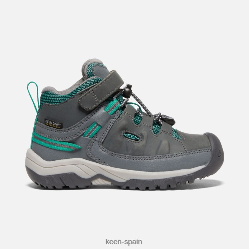 67LRTD528 Keen niños bota impermeable little 'targhee porcelana gris acero